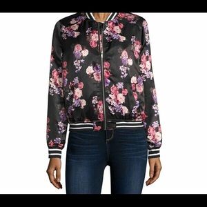 Arizona Jean Co. Floral Bomber Jacket